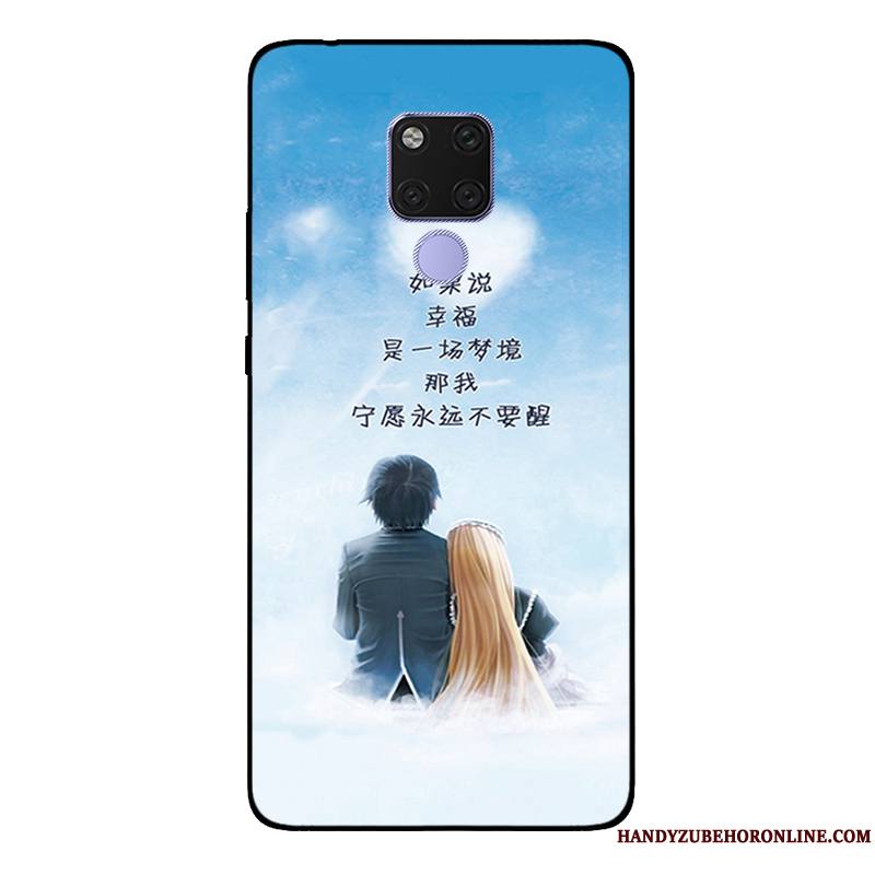 Huawei Mate 20 Peinture Fluide Doux Protection Tout Compris Créatif Coque Étui