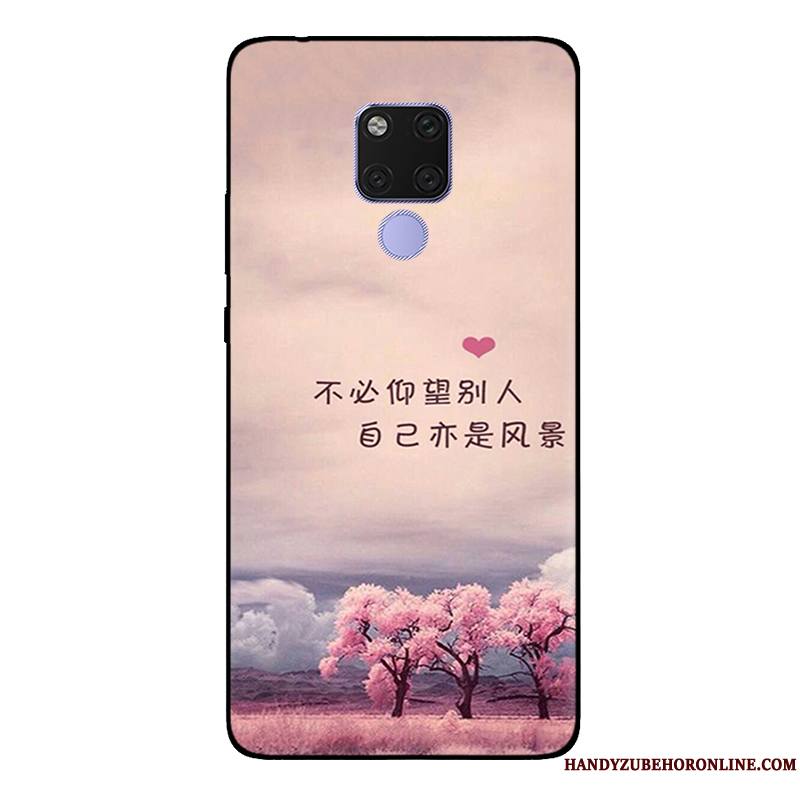 Huawei Mate 20 Peinture Fluide Doux Protection Tout Compris Créatif Coque Étui