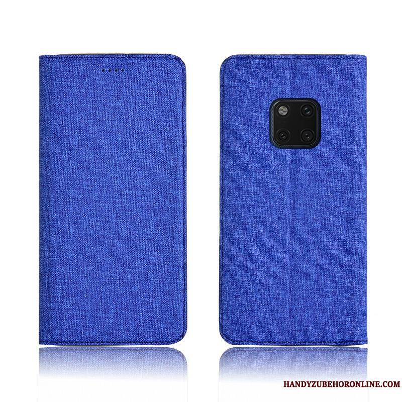 Huawei Mate 20 Pro Coque Incassable Étui En Cuir Tout Compris Protection Housse Nouveau Bleu