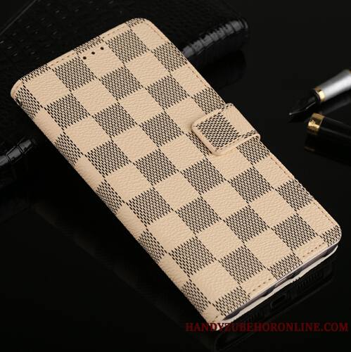 Huawei Mate 20 Pro Coque Plaid Tout Compris Téléphone Portable Dormance Étui En Cuir Housse Ornements Suspendus