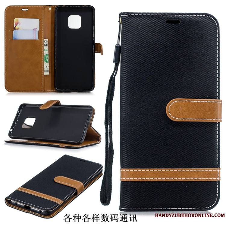 Huawei Mate 20 Pro Protection Housse Incassable Personnalité Tendance Coque De Téléphone En Denim