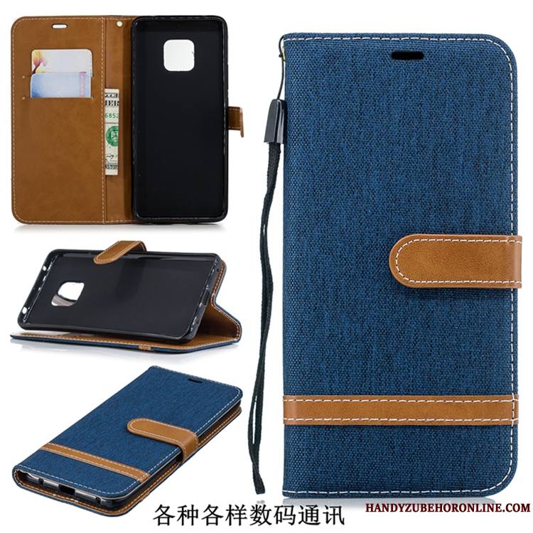 Huawei Mate 20 Pro Protection Housse Incassable Personnalité Tendance Coque De Téléphone En Denim