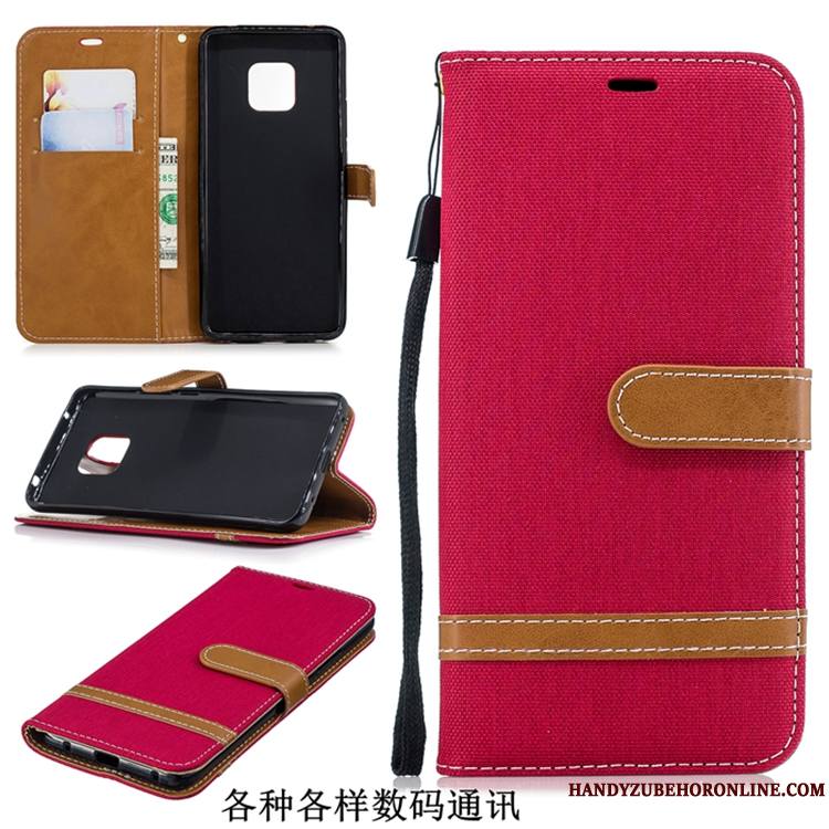 Huawei Mate 20 Pro Protection Housse Incassable Personnalité Tendance Coque De Téléphone En Denim