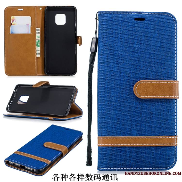 Huawei Mate 20 Pro Protection Housse Incassable Personnalité Tendance Coque De Téléphone En Denim