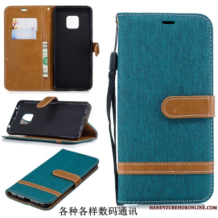 Huawei Mate 20 Pro Protection Housse Incassable Personnalité Tendance Coque De Téléphone En Denim