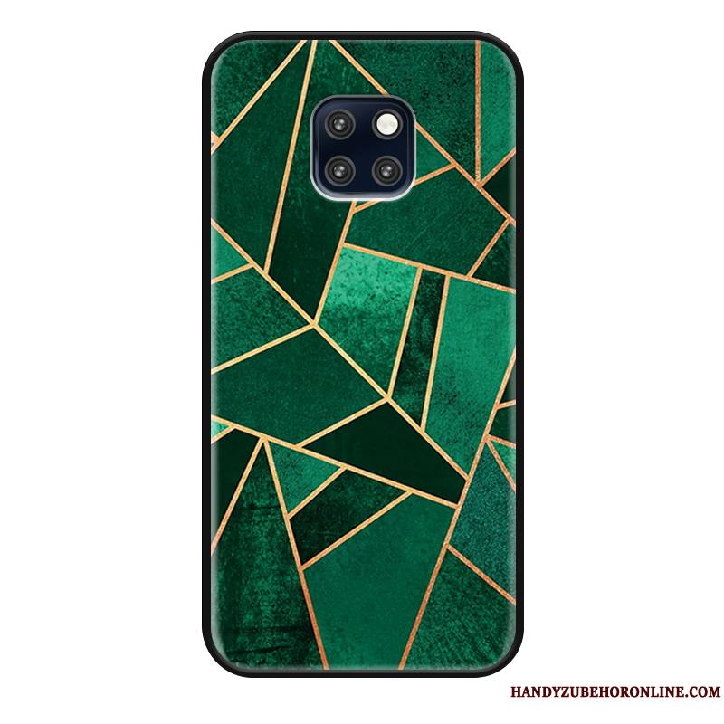 Huawei Mate 20 Rs Coque Créatif Étui Simple Protection Mode Multicolore Vert