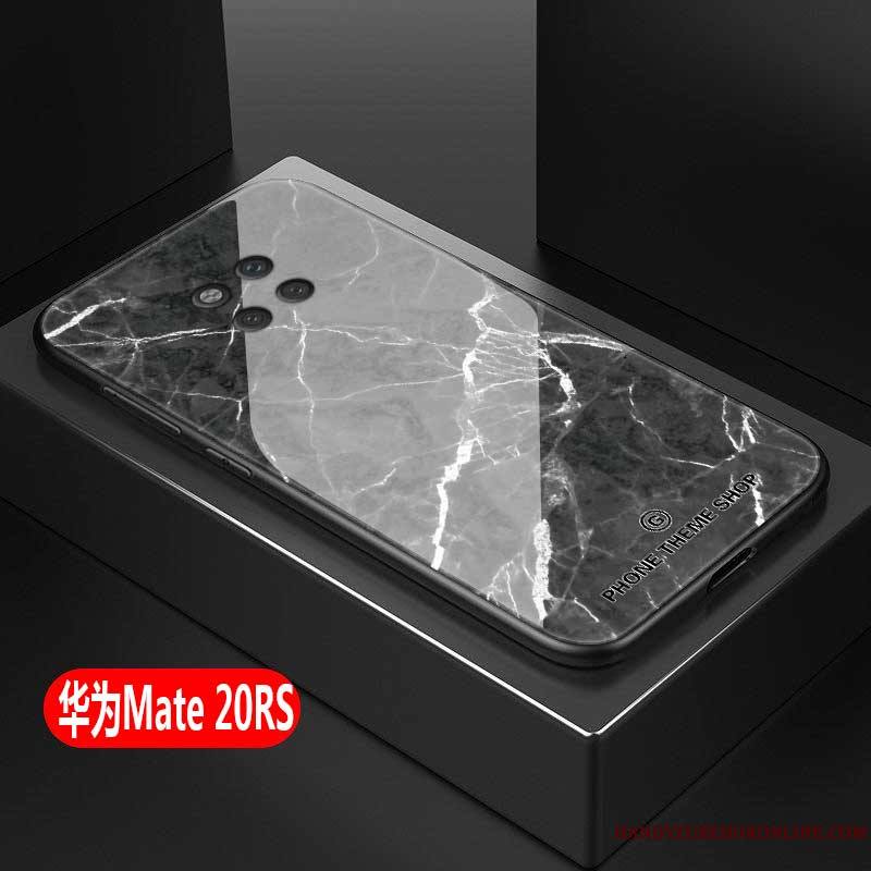 Huawei Mate 20 Rs Fluide Doux Personnalité Coque De Téléphone Créatif Verre Protection Grand