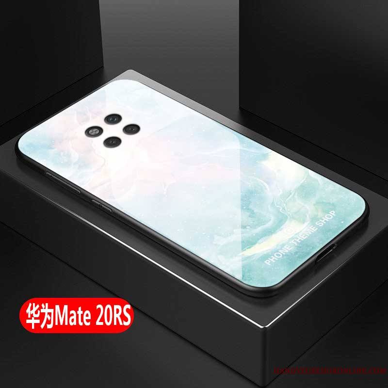 Huawei Mate 20 Rs Fluide Doux Personnalité Coque De Téléphone Créatif Verre Protection Grand