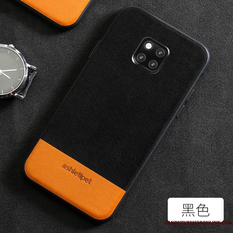 Huawei Mate 20 Rs Nouveau Coque De Téléphone Élégant Business Daim Fourrure Tout Compris Protection