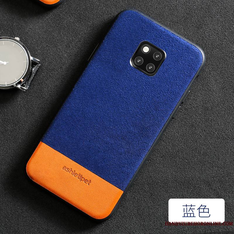 Huawei Mate 20 Rs Nouveau Coque De Téléphone Élégant Business Daim Fourrure Tout Compris Protection