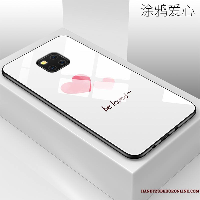 Huawei Mate 20 Rs Protection Étui Tout Compris Coque De Téléphone Amoureux Blanc