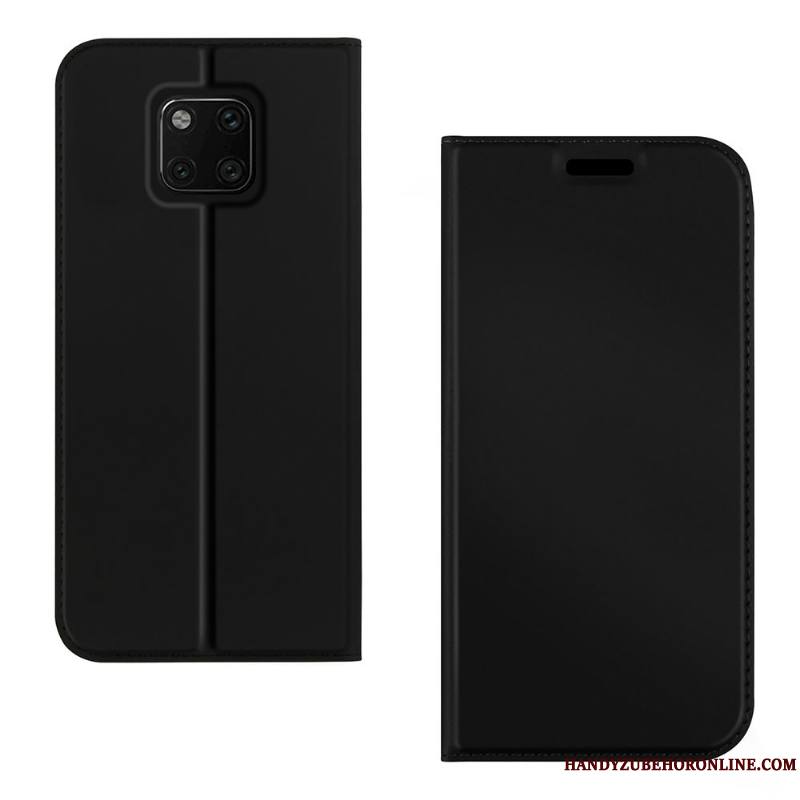 Huawei Mate 20 Rs Étui En Cuir Housse Or Coque De Téléphone