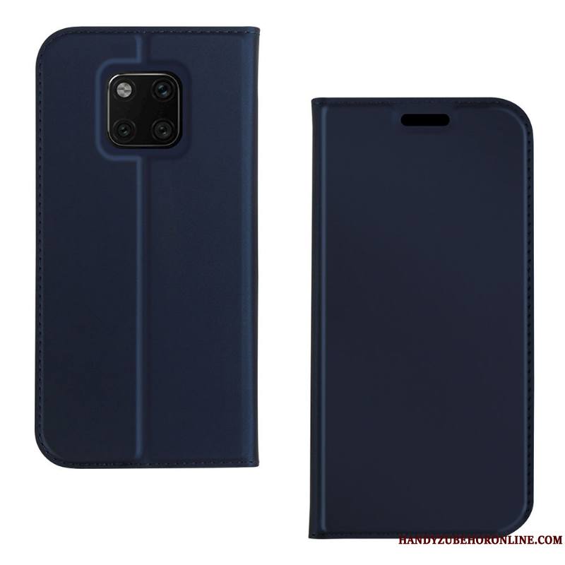 Huawei Mate 20 Rs Étui En Cuir Housse Or Coque De Téléphone