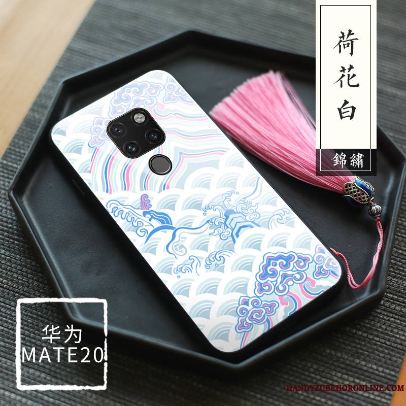 Huawei Mate 20 Verre Trempé Palais Protection Floral Original Coque De Téléphone Tout Compris