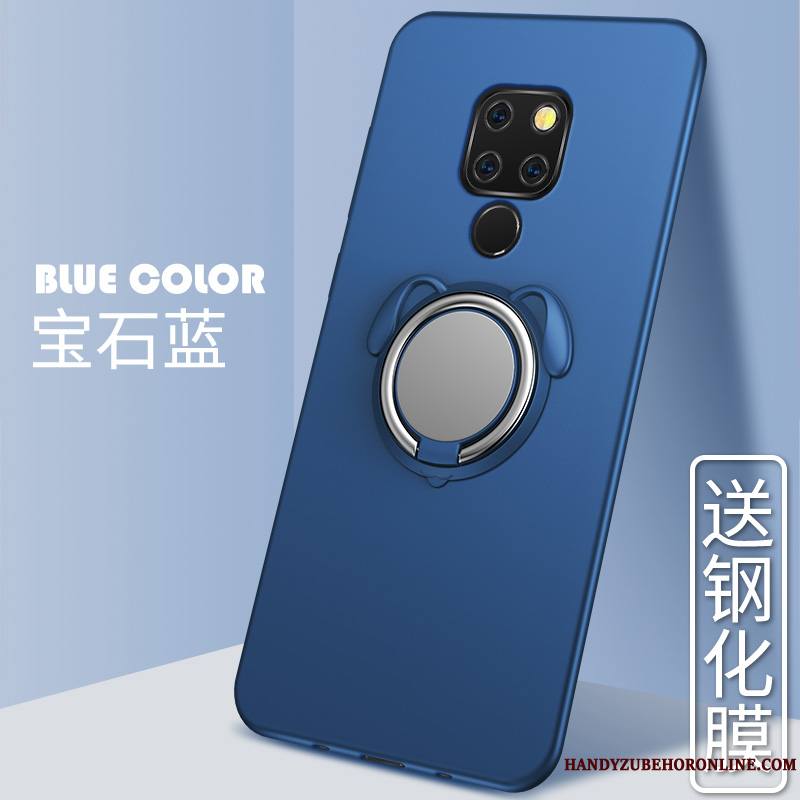 Huawei Mate 20 X Coque Nouveau Étui Délavé En Daim Incassable Fluide Doux Silicone