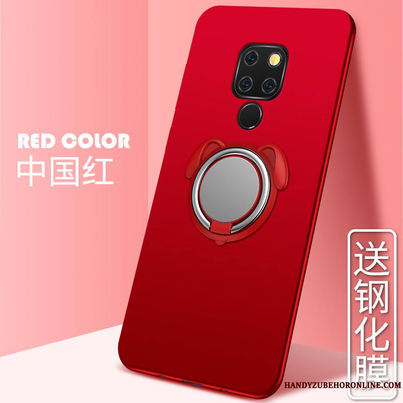 Huawei Mate 20 X Coque Nouveau Étui Délavé En Daim Incassable Fluide Doux Silicone