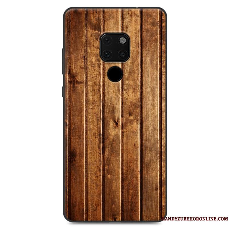 Huawei Mate 20 X Coque Personnalité Bleu Protection Peinture Créatif Grand Étui