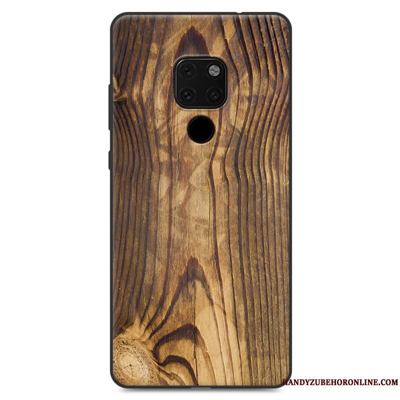 Huawei Mate 20 X Coque Personnalité Bleu Protection Peinture Créatif Grand Étui