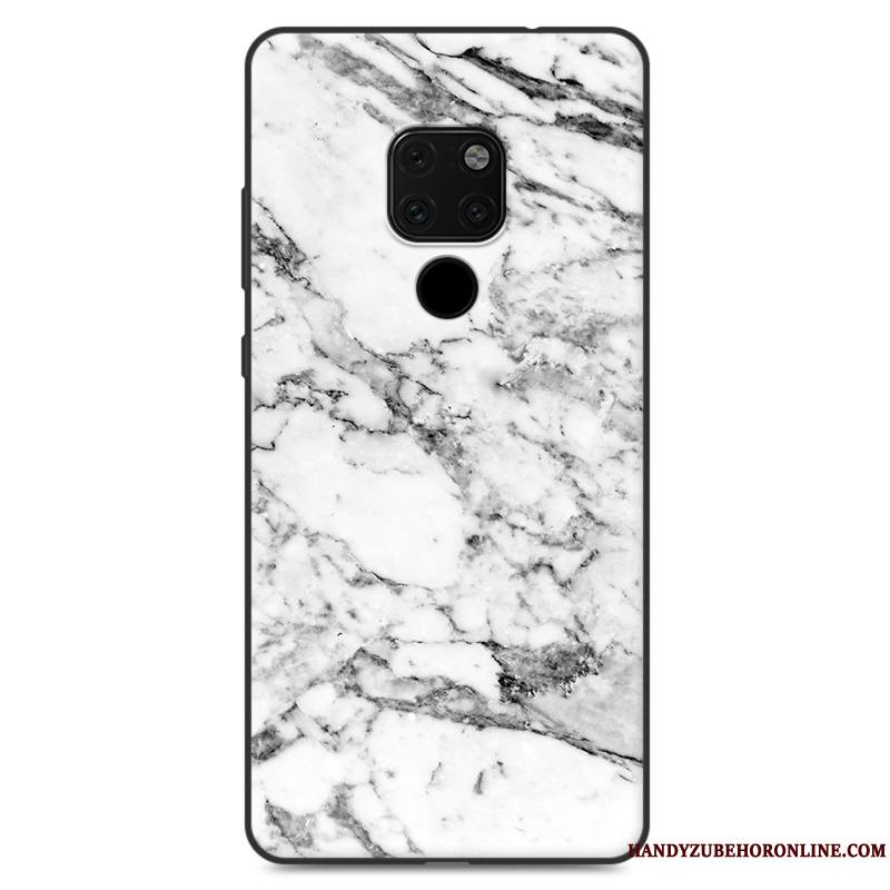 Huawei Mate 20 X Étui Protection Peinture Grain De Bois Tout Compris Coque De Téléphone Incassable