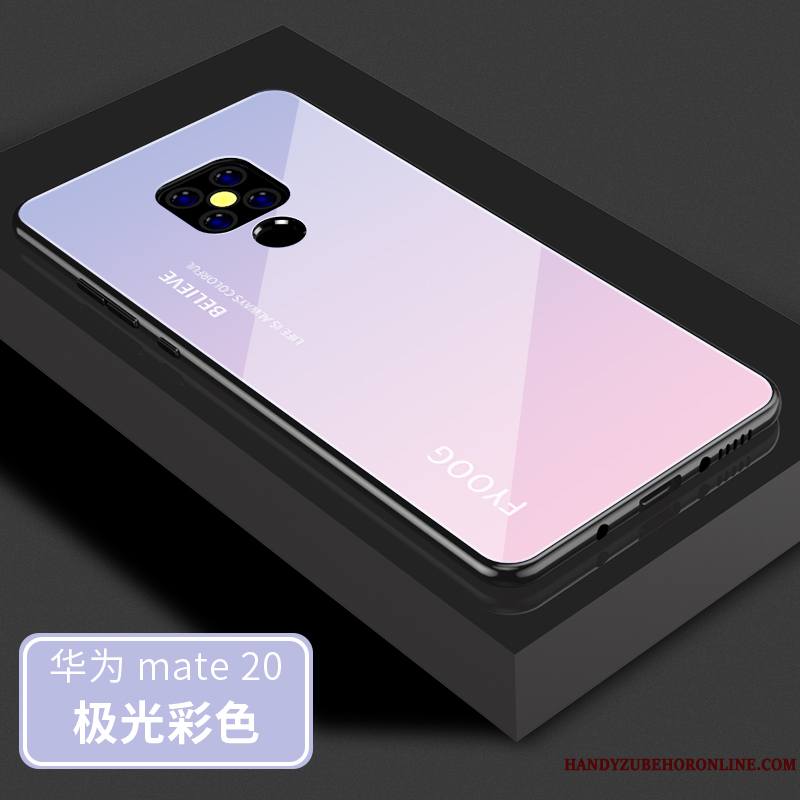 Huawei Mate 20 Étui Coque De Téléphone Marque De Tendance Incassable Verre Très Mince Nouveau