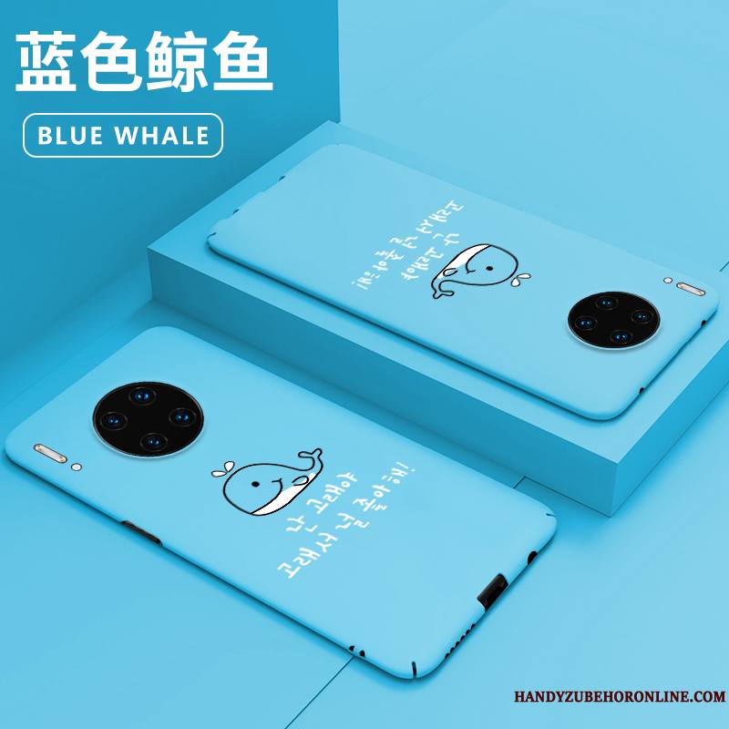 Huawei Mate 30 Bleu Tout Compris Difficile Coque De Téléphone Marque De Tendance Net Rouge Très Mince