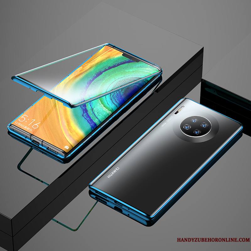 Huawei Mate 30 Coque Métal Protection Tout Compris De Téléphone Membrane Reversible