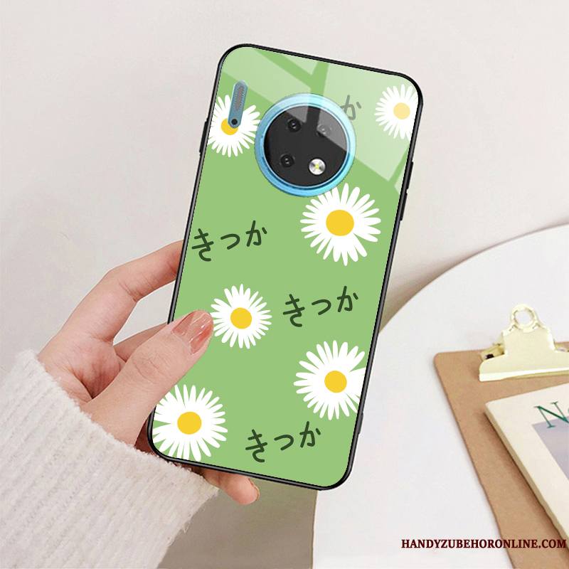 Huawei Mate 30 Coque Simple Étui Art Personnalisé Petit Incassable Rose