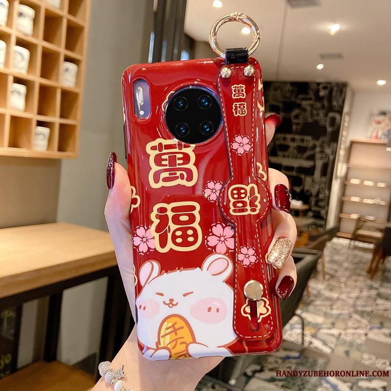 Huawei Mate 30 Nouveau Créatif Tout Compris Coque De Téléphone Étui Rouge