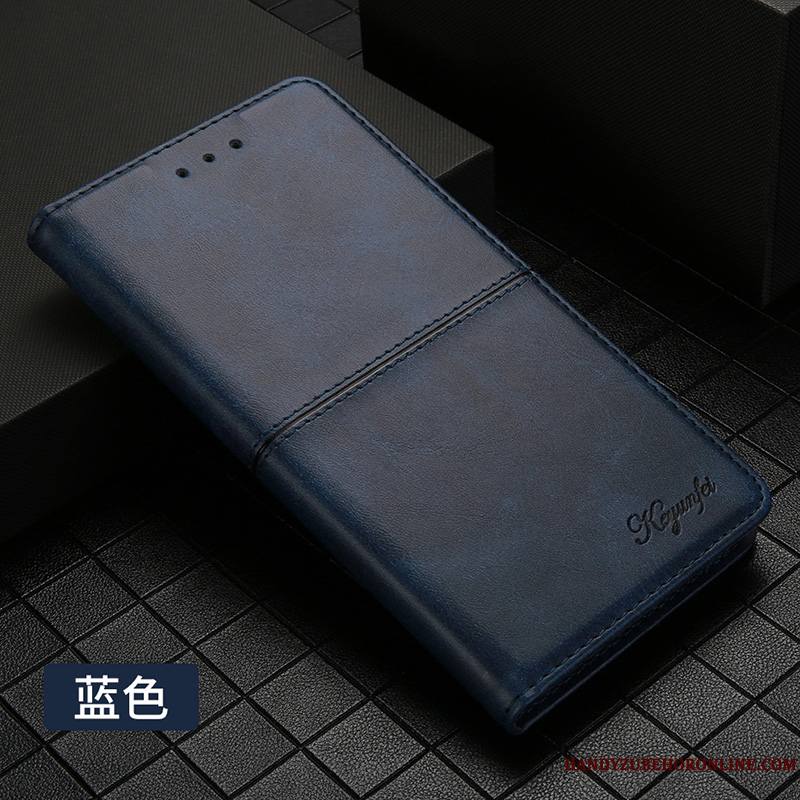 Huawei Mate 30 Pro Clamshell Protection Business Coque De Téléphone Rouge Incassable Étui En Cuir