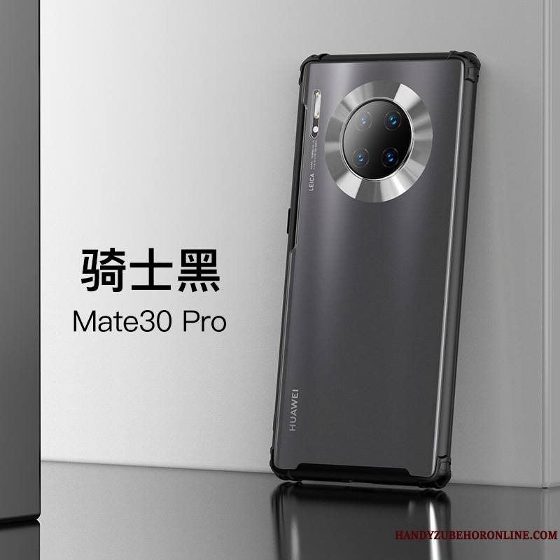 Huawei Mate 30 Pro Coque De Téléphone Nouveau Vert Protection Fluide Doux Ballon Transparent