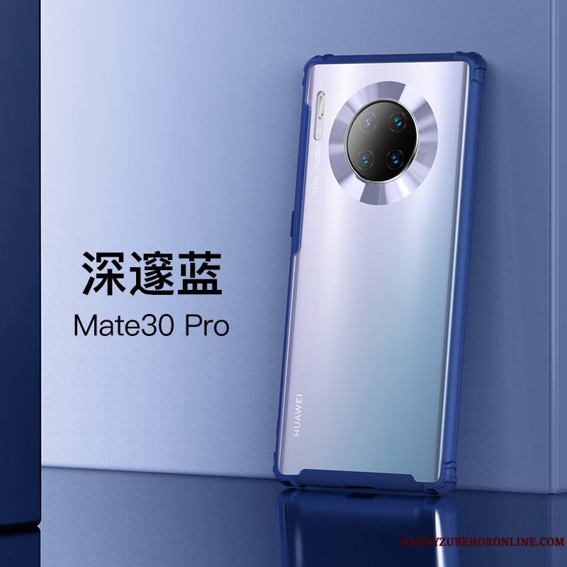 Huawei Mate 30 Pro Coque De Téléphone Nouveau Vert Protection Fluide Doux Ballon Transparent
