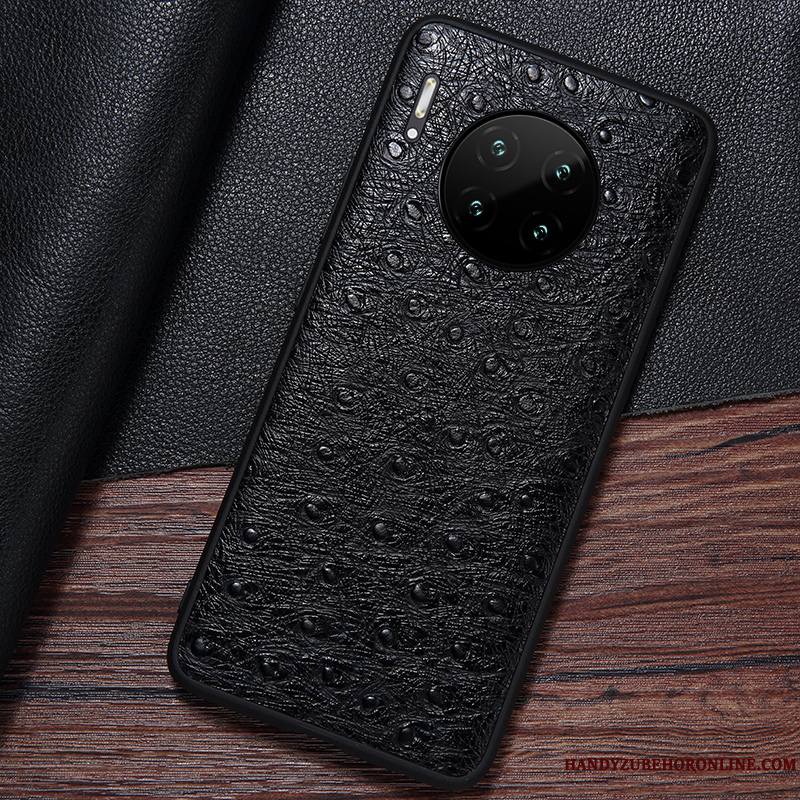 Huawei Mate 30 Pro Incassable Cuir Véritable Légère Tout Compris Étui Coque De Téléphone Étui En Cuir