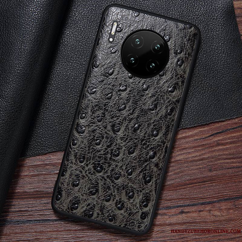 Huawei Mate 30 Pro Incassable Cuir Véritable Légère Tout Compris Étui Coque De Téléphone Étui En Cuir