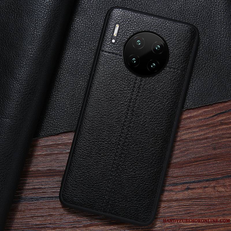 Huawei Mate 30 Pro Incassable Cuir Véritable Légère Tout Compris Étui Coque De Téléphone Étui En Cuir