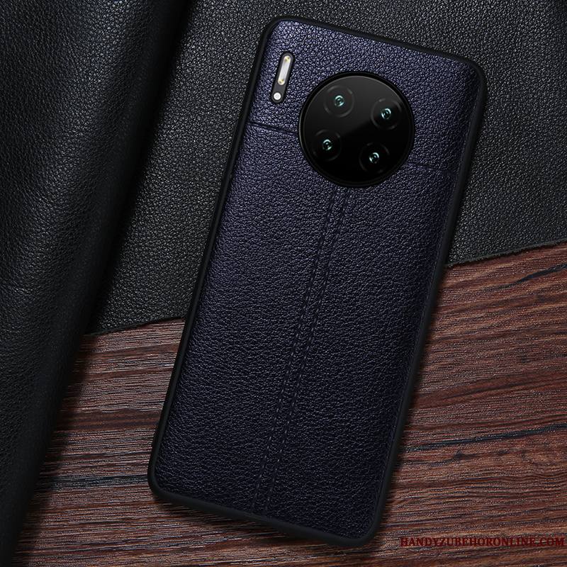 Huawei Mate 30 Pro Incassable Cuir Véritable Légère Tout Compris Étui Coque De Téléphone Étui En Cuir