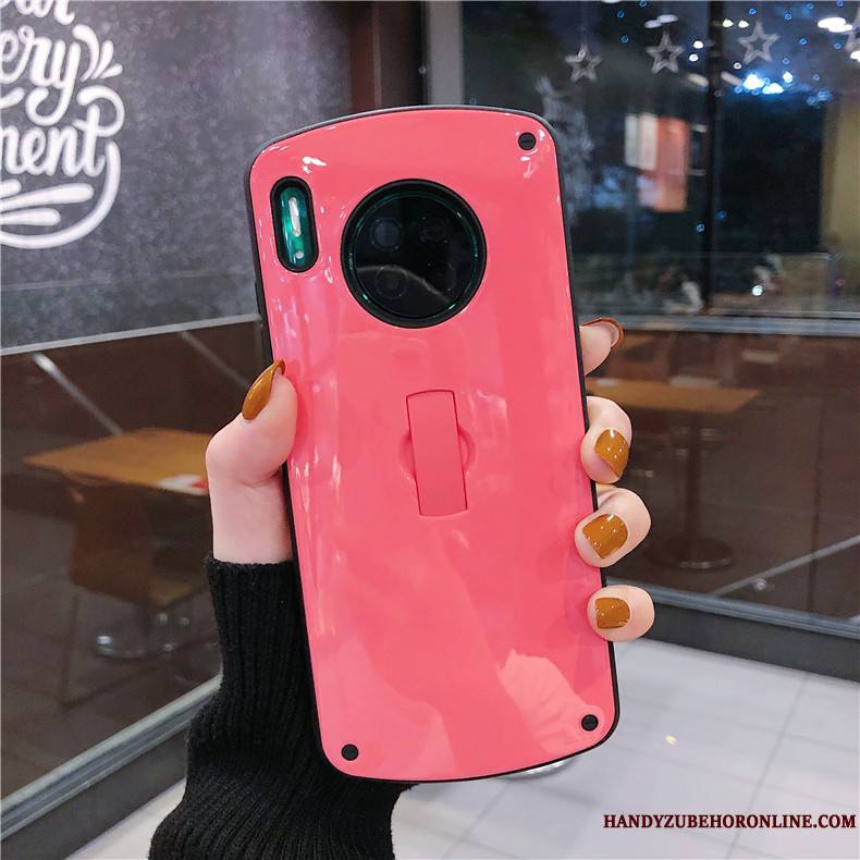 Huawei Mate 30 Pro Luxe Coque De Téléphone Support Personnalité Créatif Net Rouge Vert