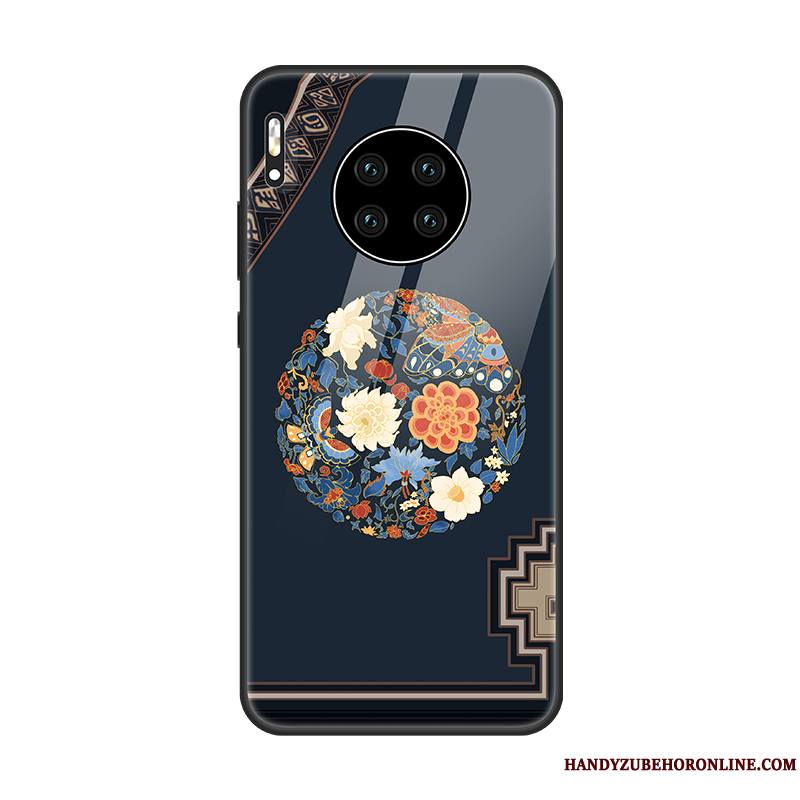 Huawei Mate 30 Pro Original Coque De Téléphone Blanc Tendance Style Chinois Nouveau Vintage