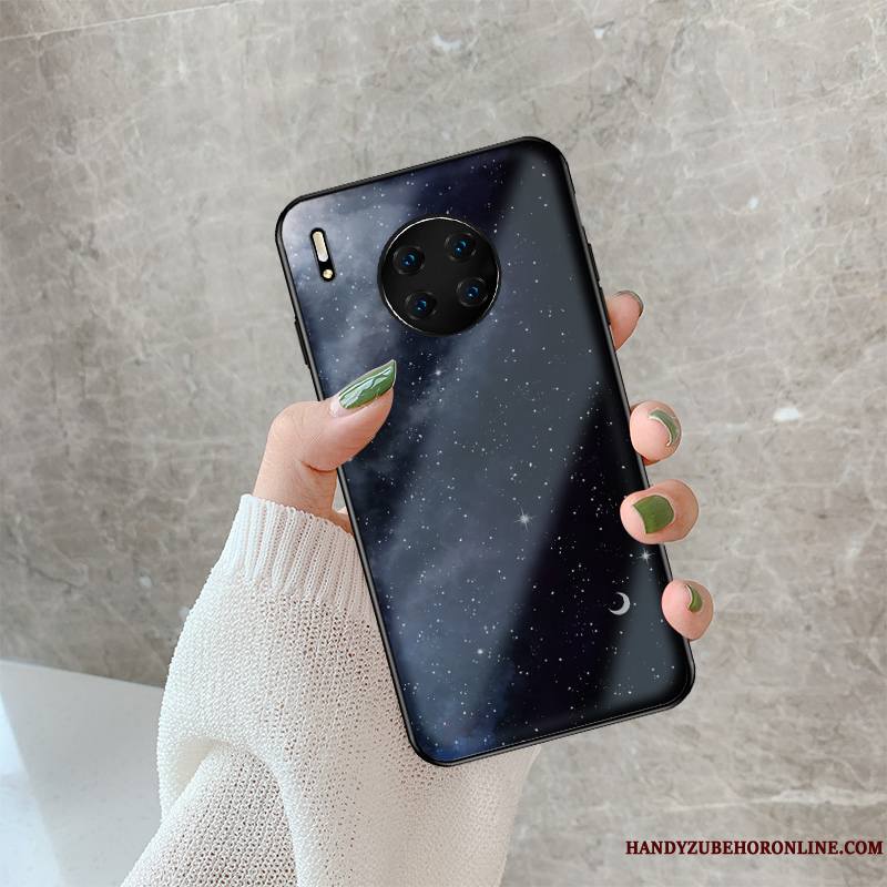 Huawei Mate 30 Pro Personnalité Original Refroidissement Vert Coque Très Mince Miroir