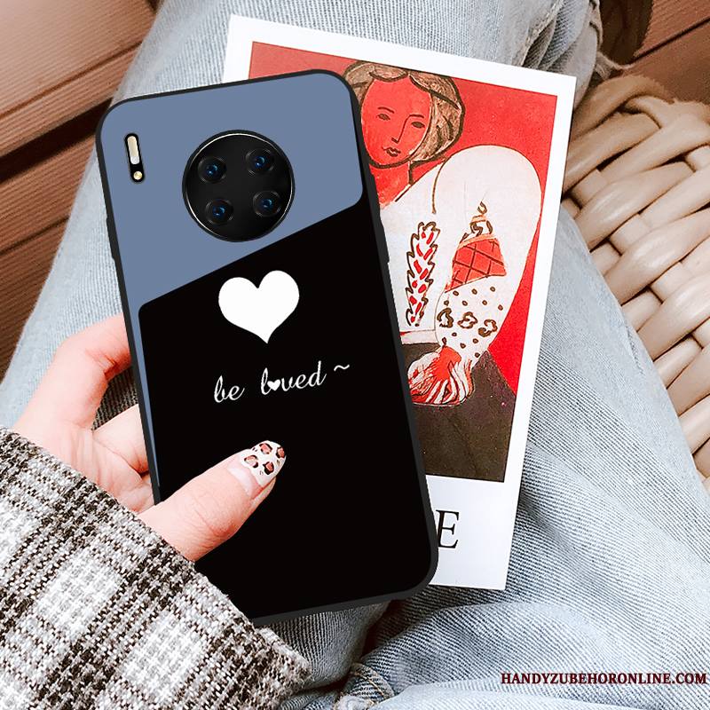 Huawei Mate 30 Pro Personnalité Original Refroidissement Vert Coque Très Mince Miroir