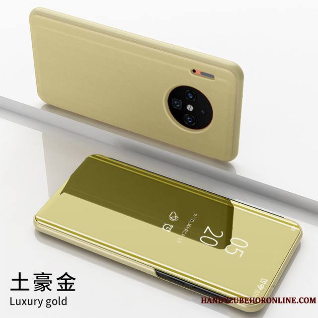 Huawei Mate 30 Pro Support Étui Coque De Téléphone Bleu Protection Créatif Miroir