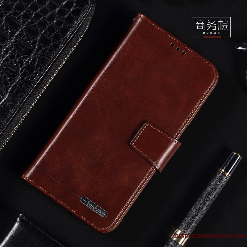 Huawei Mate 30 Rouge Carte Housse Coque De Téléphone Étui En Cuir Tout Compris Incassable