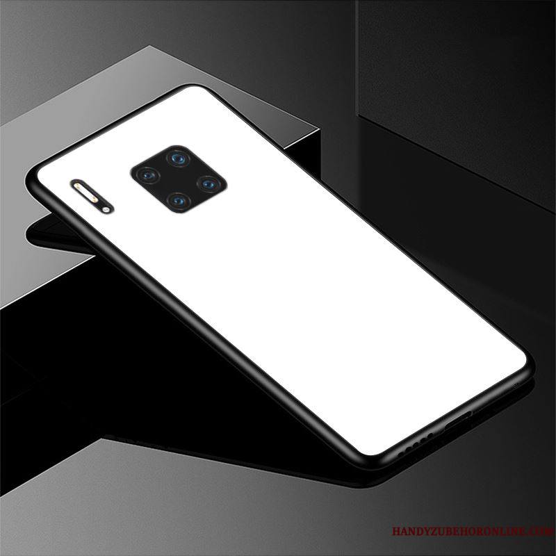 Huawei Mate 30 Rs Couleur Unie Authentique Coque Tendance Noir De Téléphone Difficile