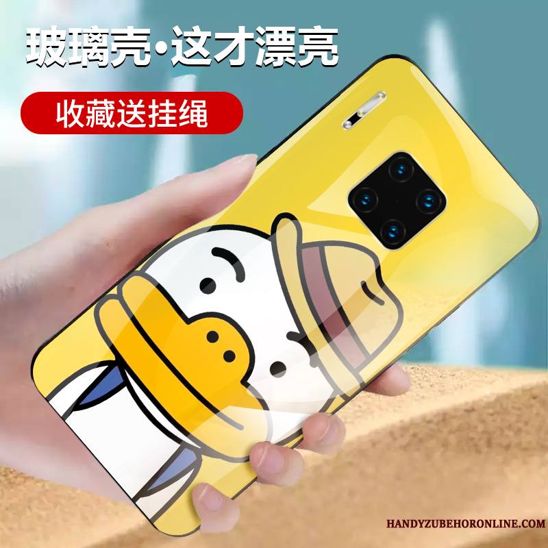 Huawei Mate 30 Rs Étui Protection Verre Incassable Jaune Coque De Téléphone