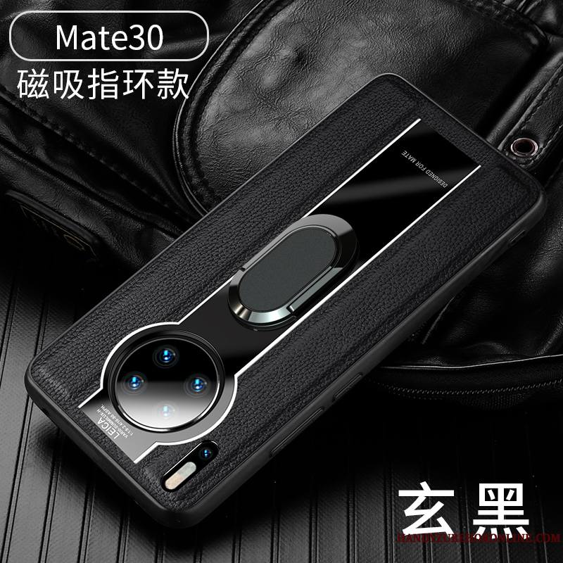 Huawei Mate 30 Silicone Tout Compris Luxe Magnétisme Support Coque De Téléphone Étui