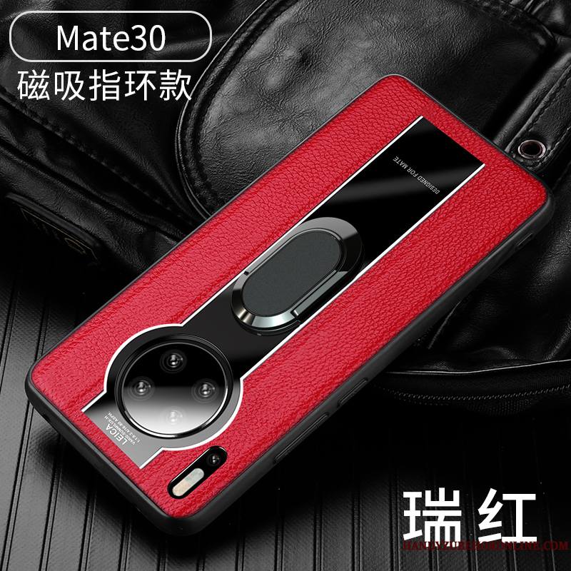 Huawei Mate 30 Silicone Tout Compris Luxe Magnétisme Support Coque De Téléphone Étui