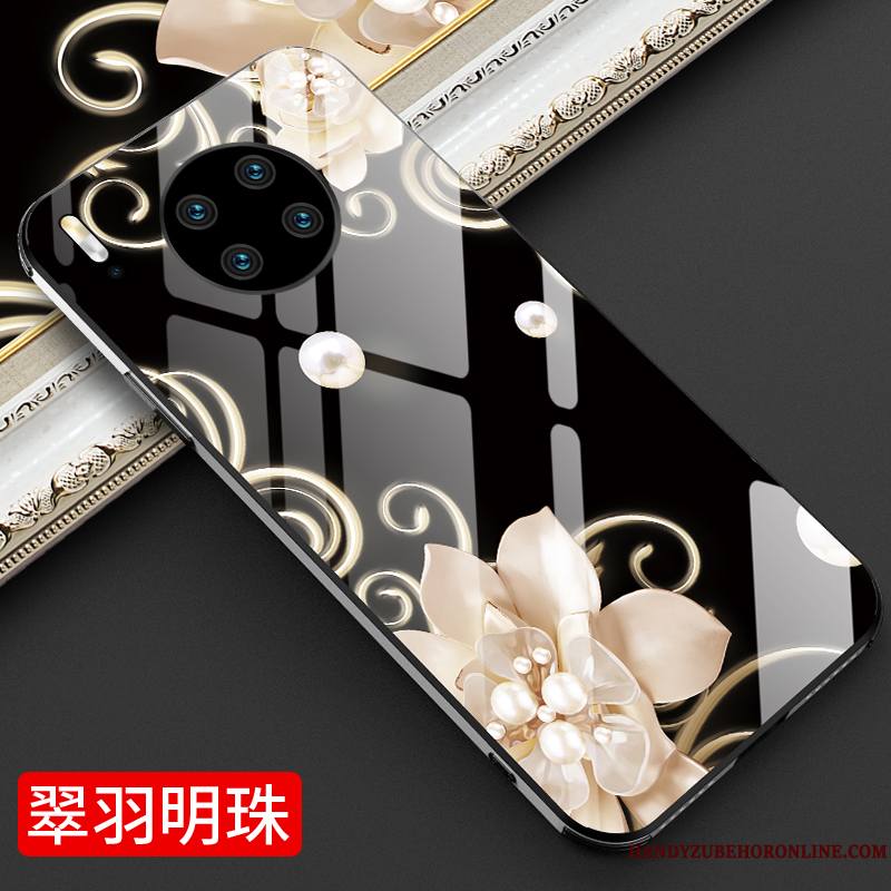 Huawei Mate 30 Tout Compris Coque De Téléphone Mode Luxe Personnalité Vent Fleurs