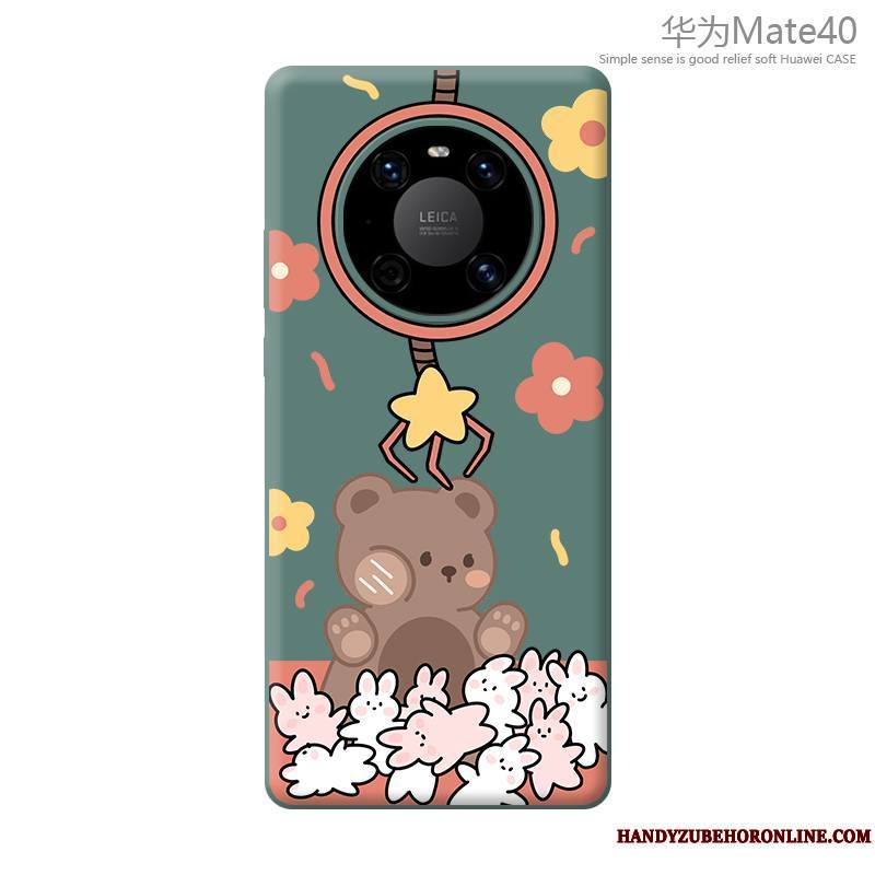 Huawei Mate 40 Coque Étui Créatif Dessin Animé Incassable Bleu Nouveau Tout Compris