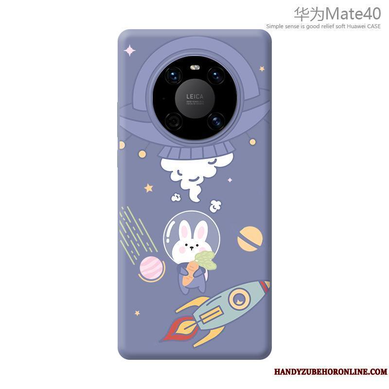 Huawei Mate 40 Coque Étui Créatif Dessin Animé Incassable Bleu Nouveau Tout Compris