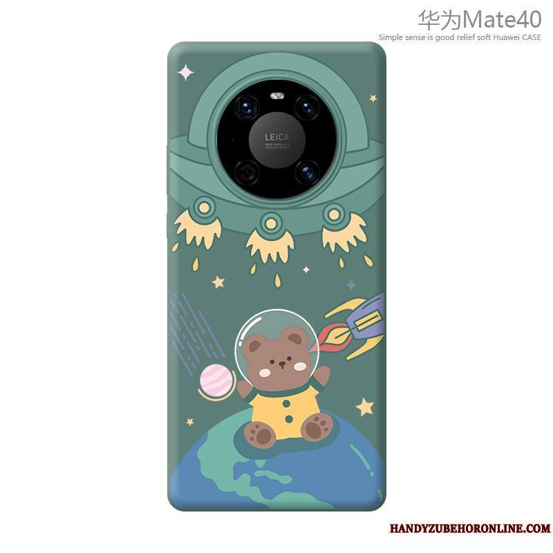 Huawei Mate 40 Coque Étui Créatif Dessin Animé Incassable Bleu Nouveau Tout Compris