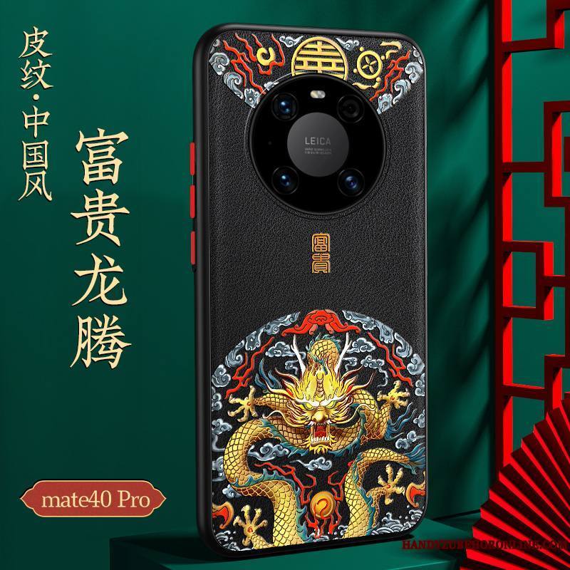 Huawei Mate 40 Pro Coque De Téléphone Nouveau Style Chinois Tout Compris Étui Incassable Tendance